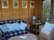 inside summerhouse